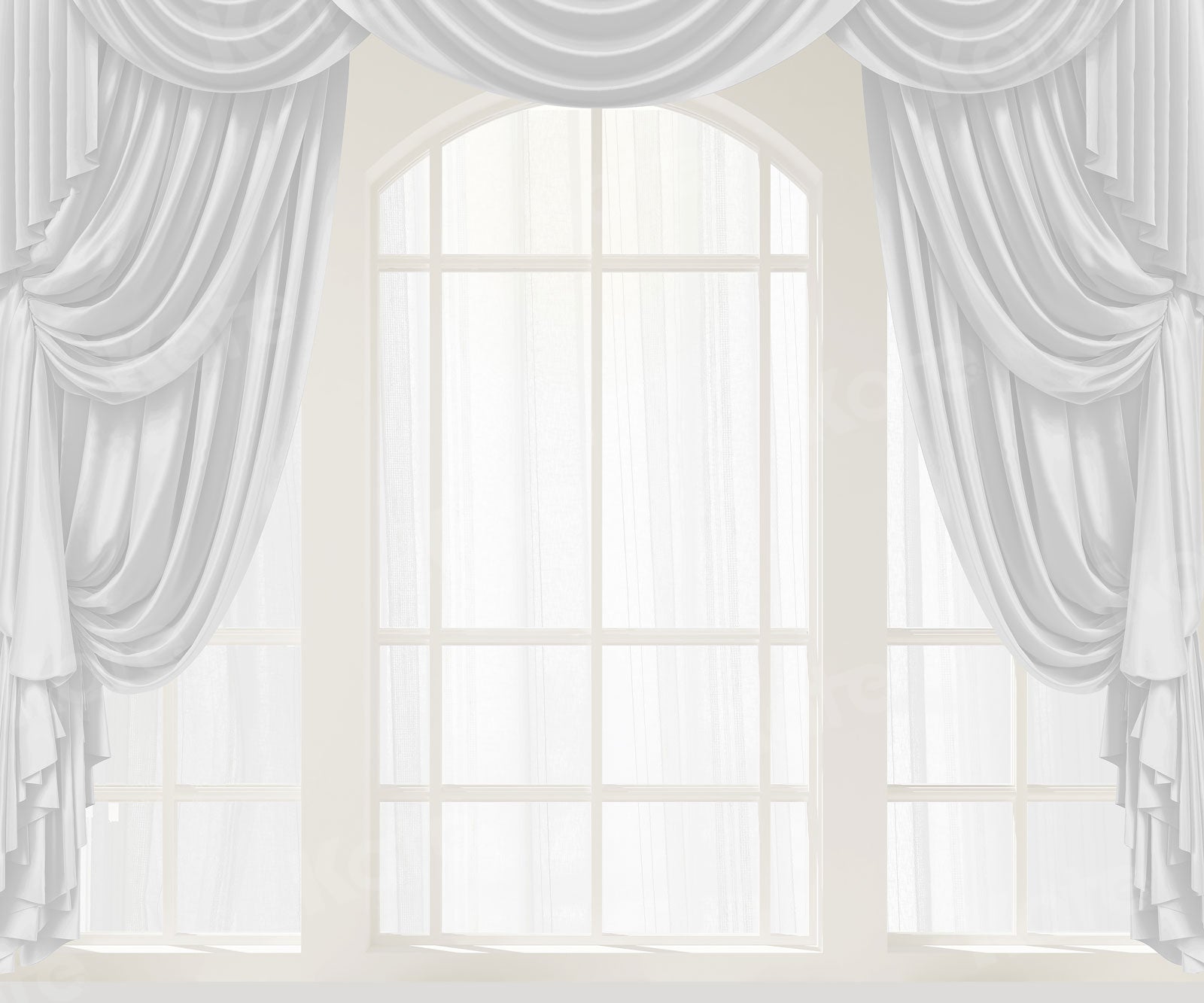 Kate White Window Backdrop Curtains for Photography