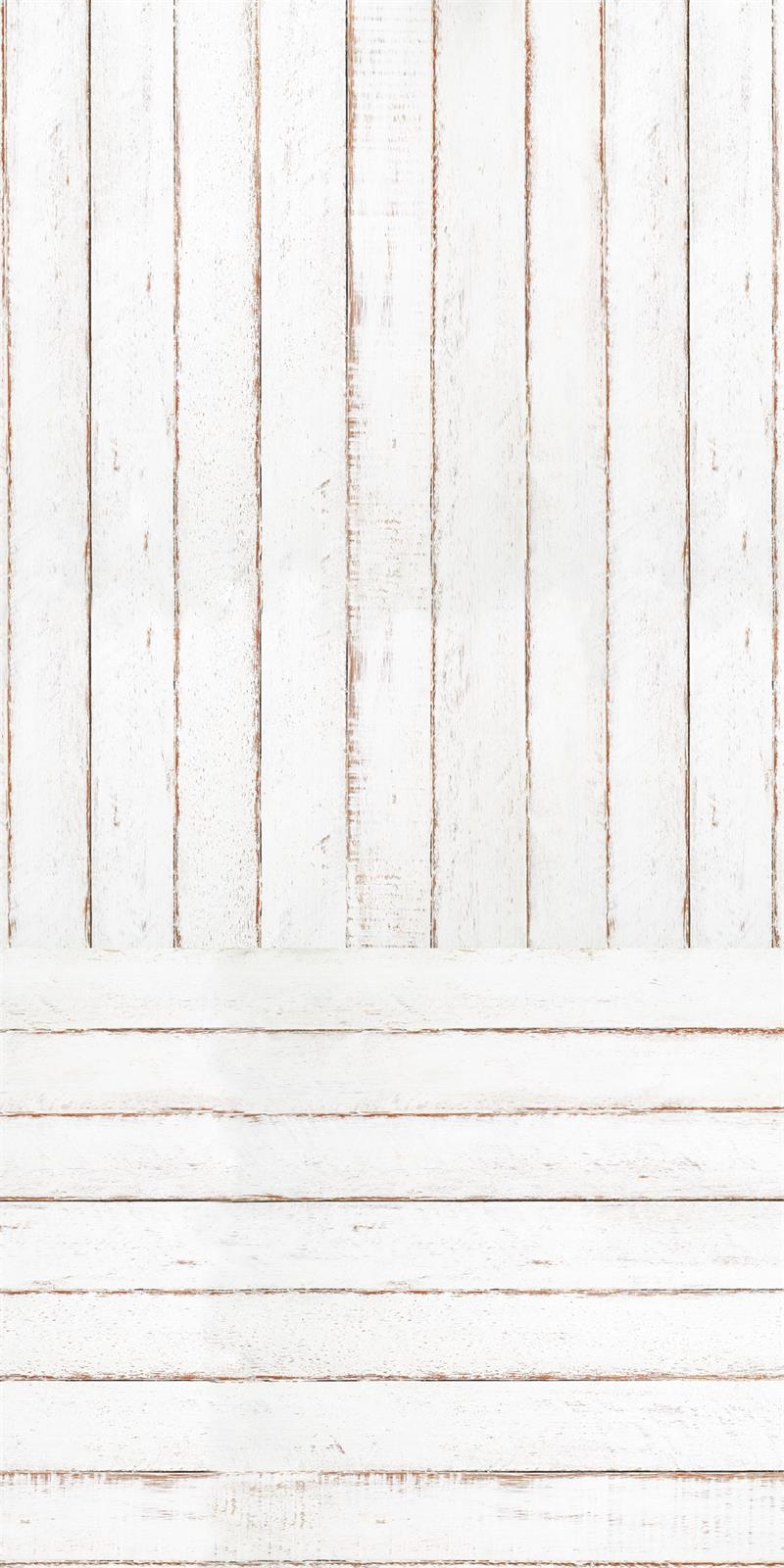 Kate White Wooden Backdrop Board Stitching for Photography