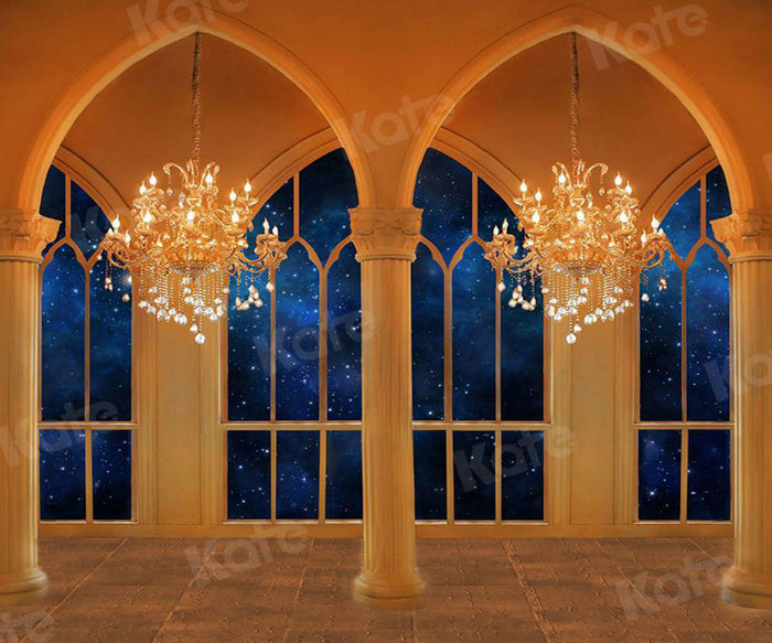 Elegant Gothic Starry Night Backdrop
