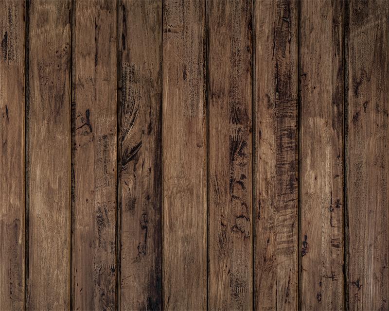 Kate Wood Grain Dark Rubber Floor Mat