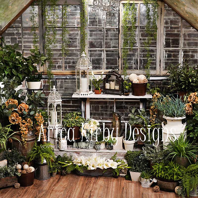 Kate Summer Greenhouse Backdrop Plant designed by Arica Kirby