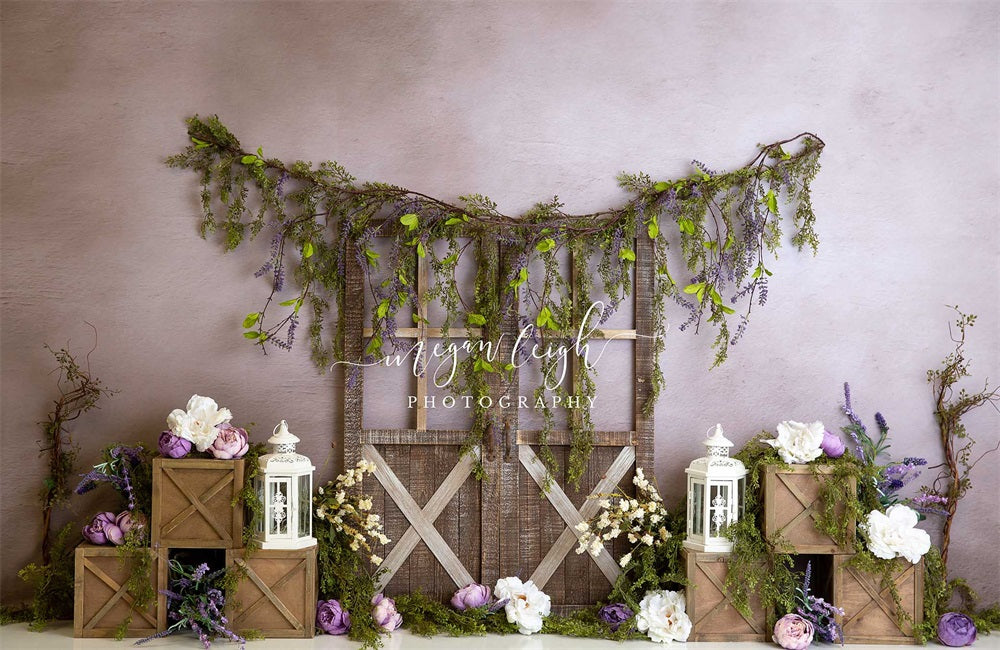 Kate lavender Flower Backdrop for Photography Designed by Megan Leigh Photography