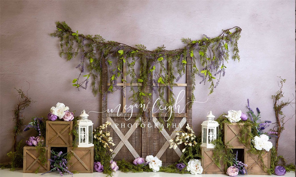 Kate lavender Flower Backdrop for Photography Designed by Megan Leigh Photography