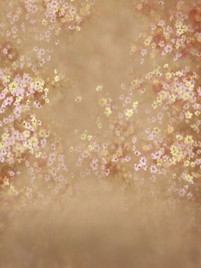 Kate Brown Shivering Florals Background Cotton Backdrop For Children - Katebackdrop