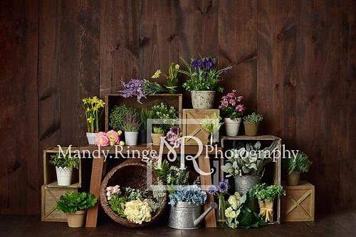 Katebackdrop鎷㈡綖Kate Spring Flower Crates Backdrop Designed By Mandy Ringe Photography