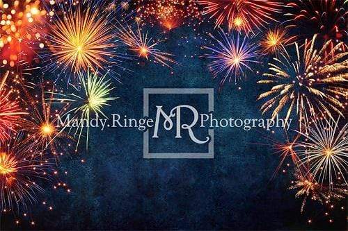 Katebackdrop閹枫垺缍朘ate Firework Celebration New Year Backdrop Designed By Mandy Ringe Photography
