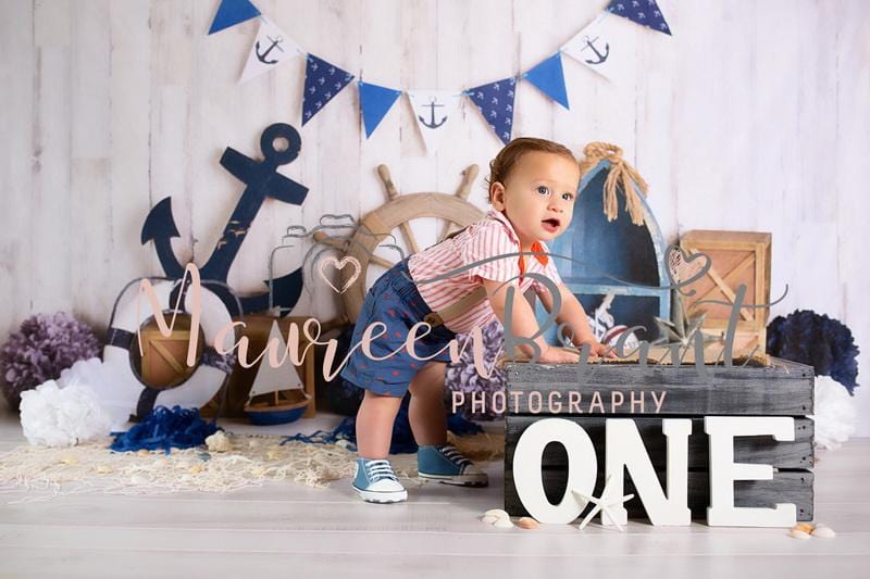 Kate Sailor Boy\Children Nautical Backdrop Designed By Mandy Ringe Photography