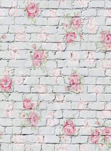 Katebackdrop鎷㈡綖Kate Valentine Flower Brick Backdrop for Photography