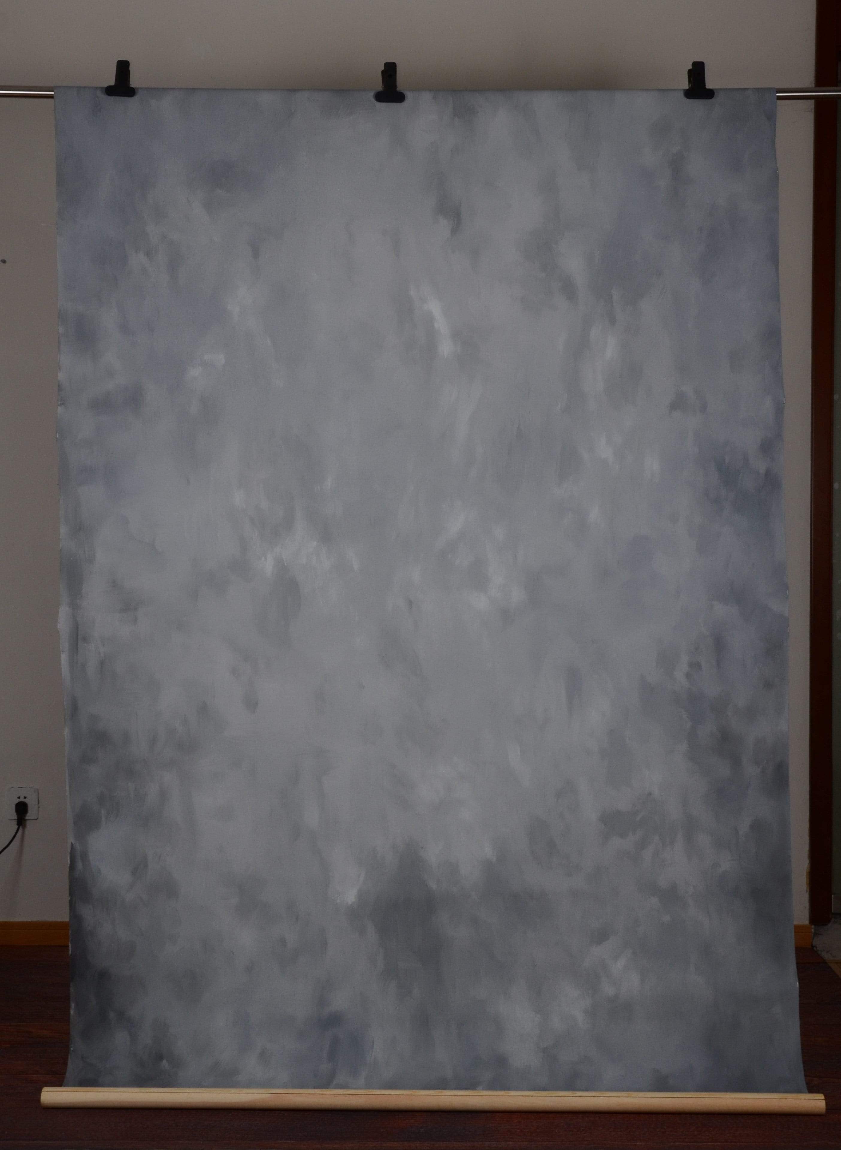 Katebackdrop£ºKate Abstract Texture  Dark Grey Black Spray Hand Painted Backdrops