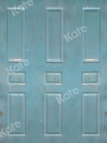 Katebackdrop鎷㈡綖Kate Retro Blue Door Backdrop for Photography Designed by JS Photography