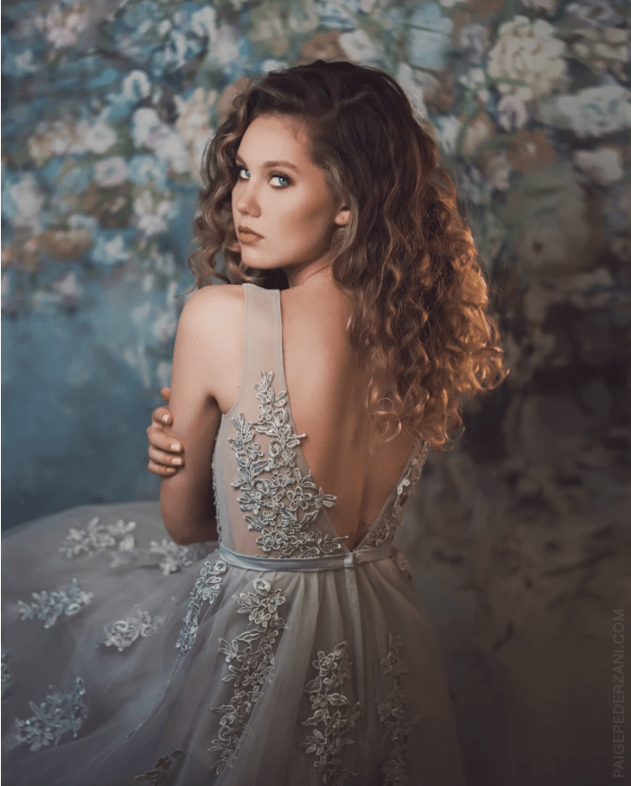 Kate Painting Like Green Spring Florals backdrop printed Background - Katebackdrop