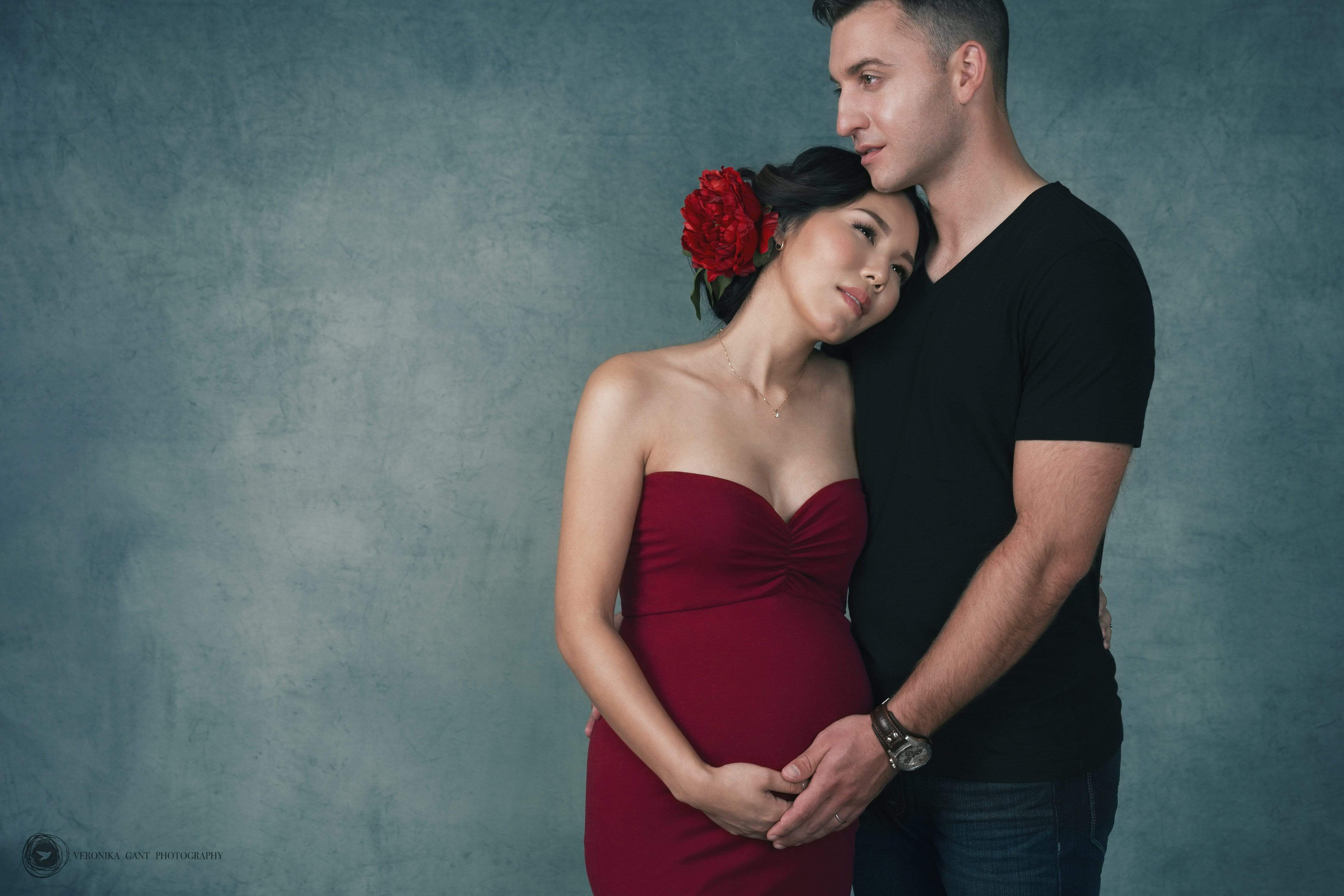 Katebackdrop鎷㈡綖Kate Cold Tones Of Gray And Little Green Light Abstract Textured Backdrop US