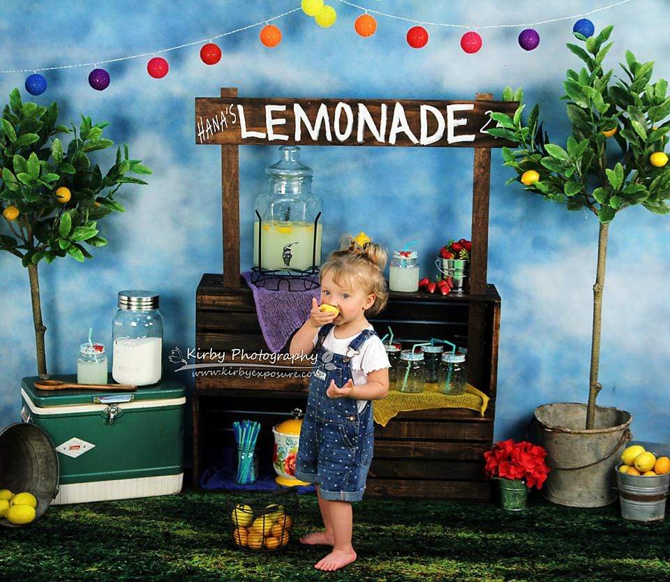 Katebackdrop鎷㈡綖Kate When Life Gives You Lemons Summer Backdrop designed by Arica Kirby