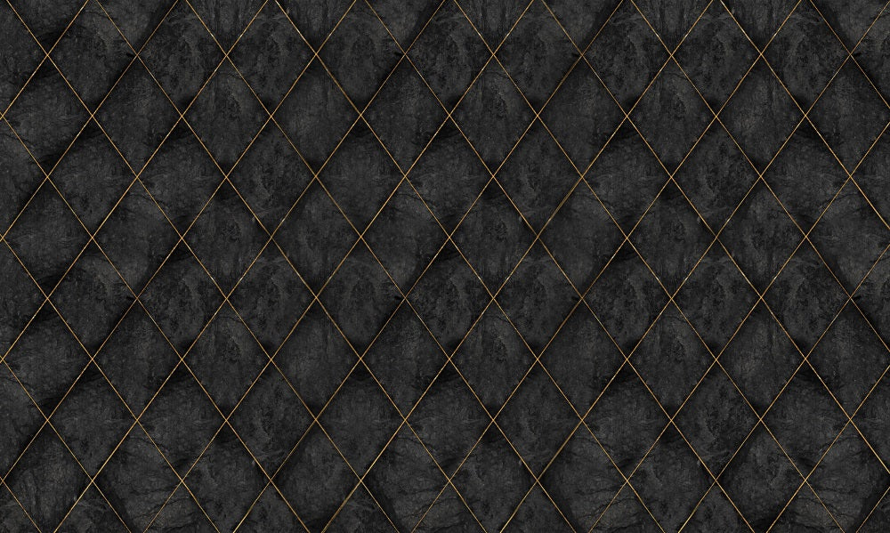 Kate Dark Grid Rubber Floor Mat