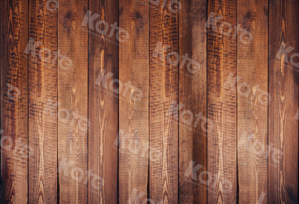 Kate Brown Wide Wood Rubber Floor Mat