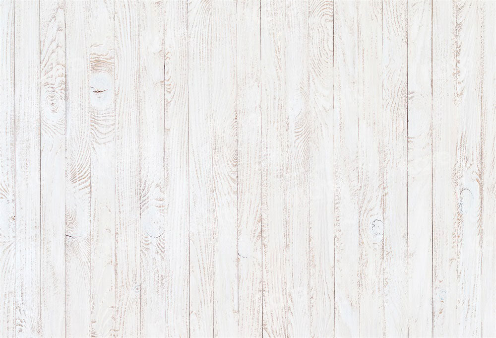 Kate White Texture Wood Rubber Floor Mat
