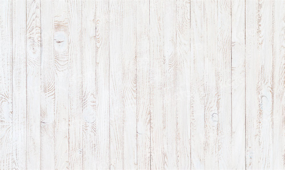 Kate White Texture Wood Rubber Floor Mat