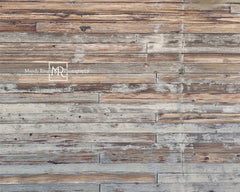 Kate Brown and Gray Textured Horizontal Wood Rubber Floor Mat designed by Mandy Ringe Photography
