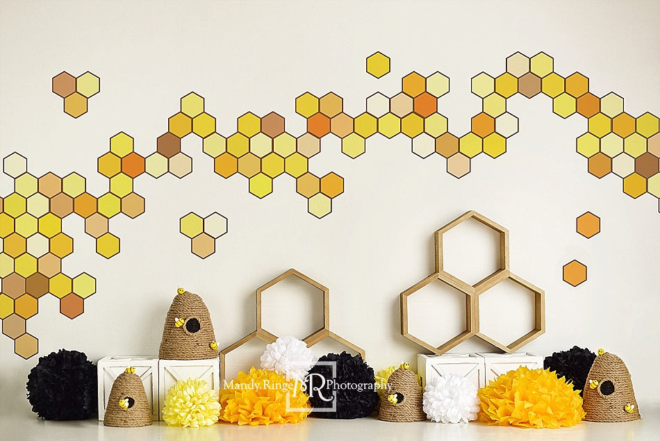 Kate Children Happy Bee Day Backdrop Designed By Mandy Ringe Photography