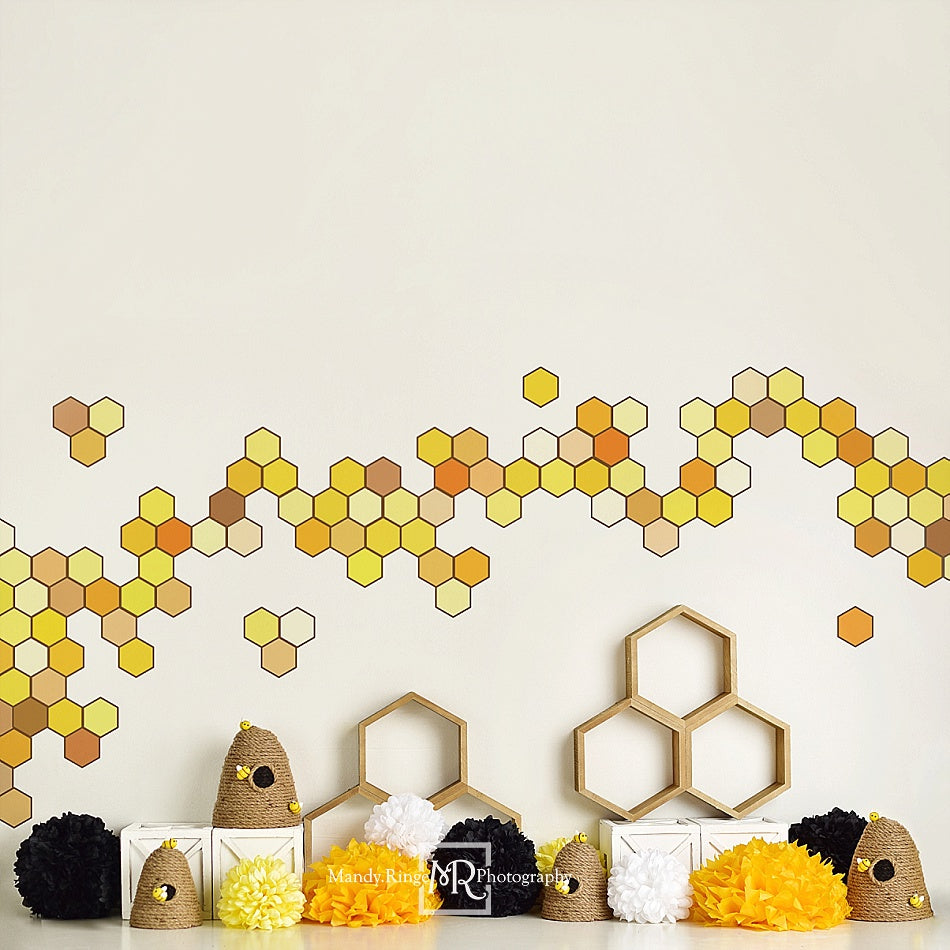 Kate Children Happy Bee Day Backdrop Designed By Mandy Ringe Photography - Kate Backdrop