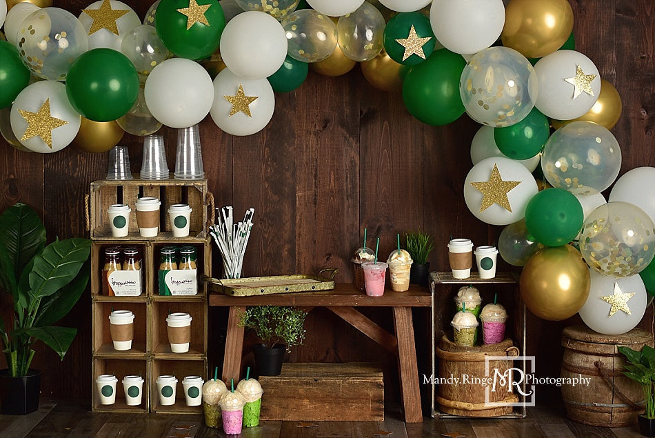 RTS Kate Coffee Shop Backdrop Designed by Mandy Ringe Photography
