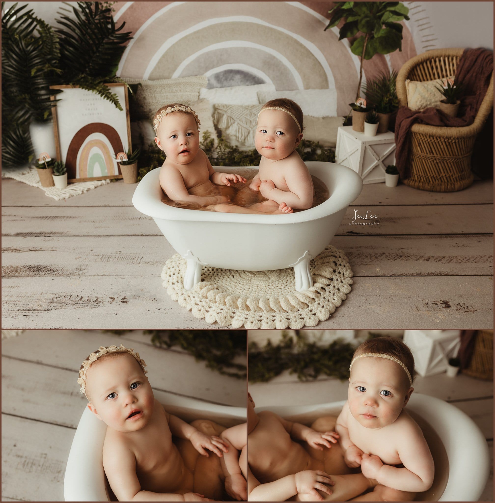Kate Boho Rainbow Decorated Big Backdrop Designed by Mandy Ringe Photography - Kate Backdrop