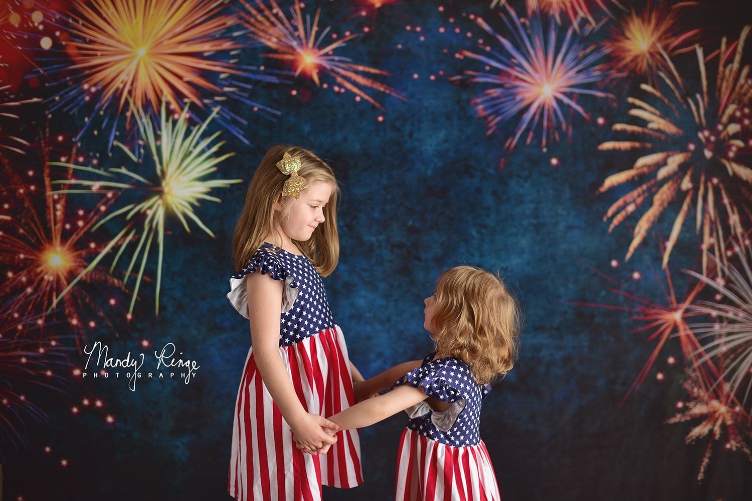 Kate Firework Celebration Happy New Year Backdrop Designed By Mandy Ringe Photography - Kate Backdrop