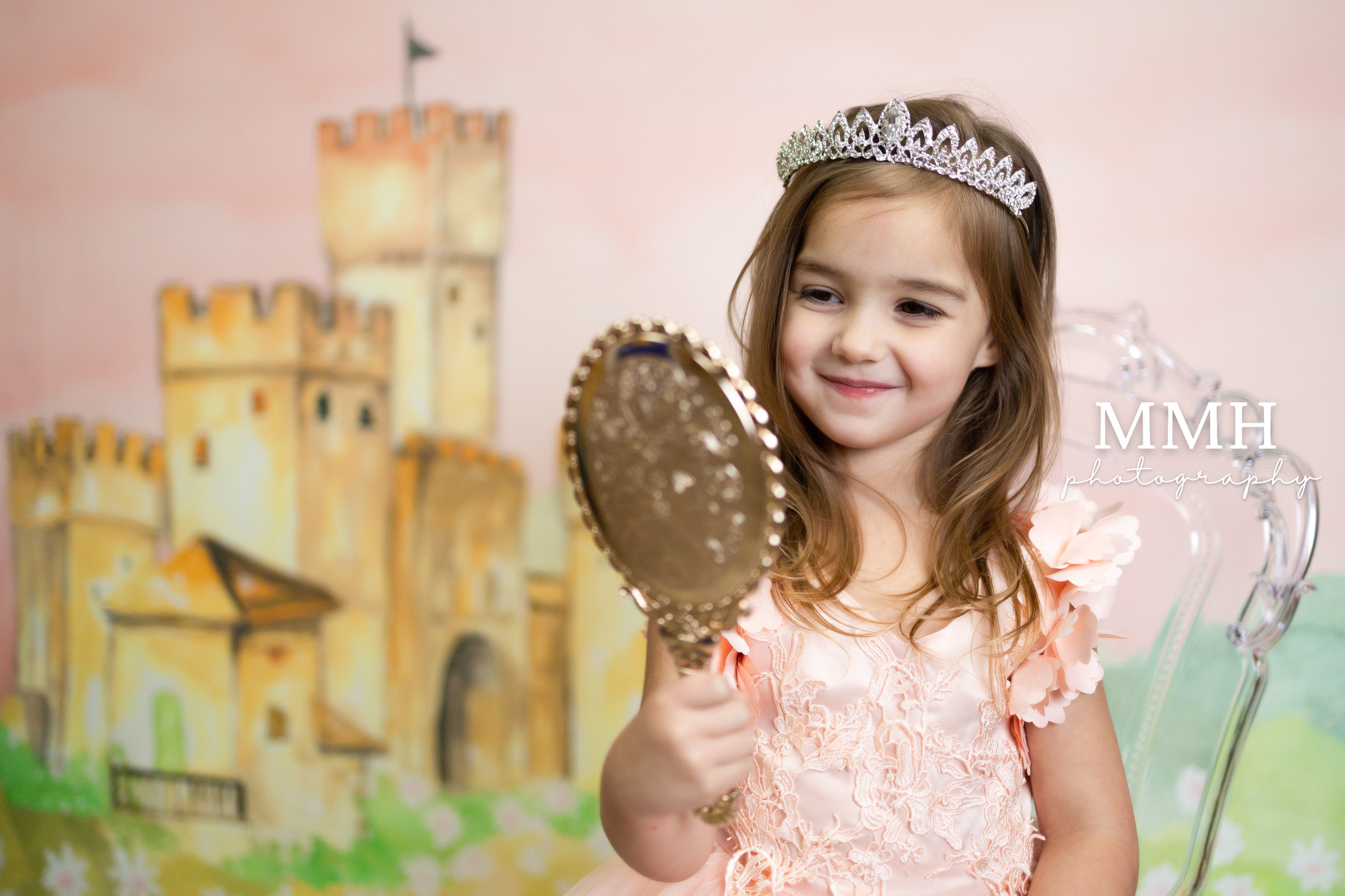 Kate Once Upon a Time - Princess Castle Backdrop Designed by Melissa McCraw-Hummer