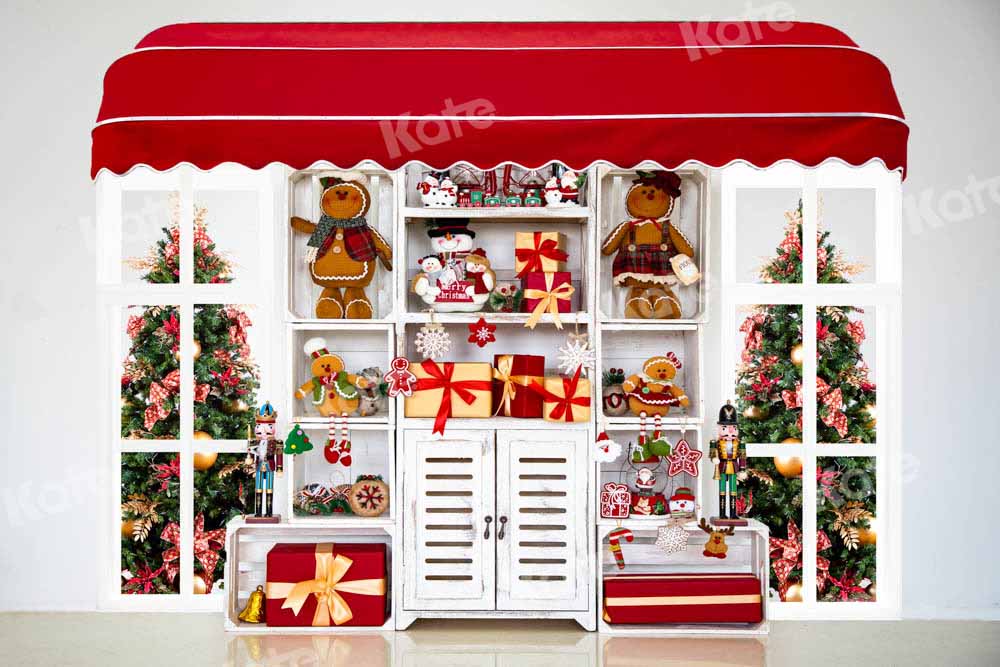 Kate Christmas Shop Backdrop Gift Shelf Designed by Emetselch