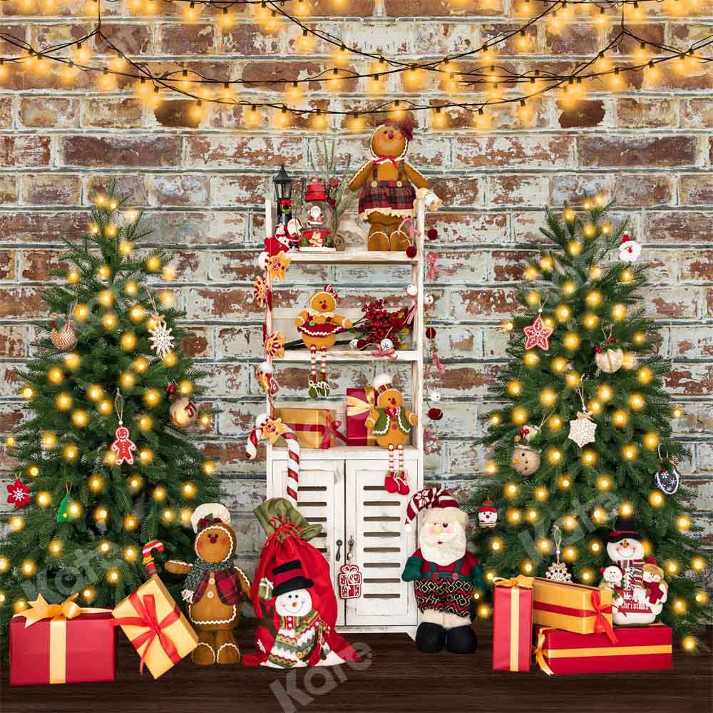 Kate Christmas Shelf Backdrop Trees Gifts Designed by Emetselch