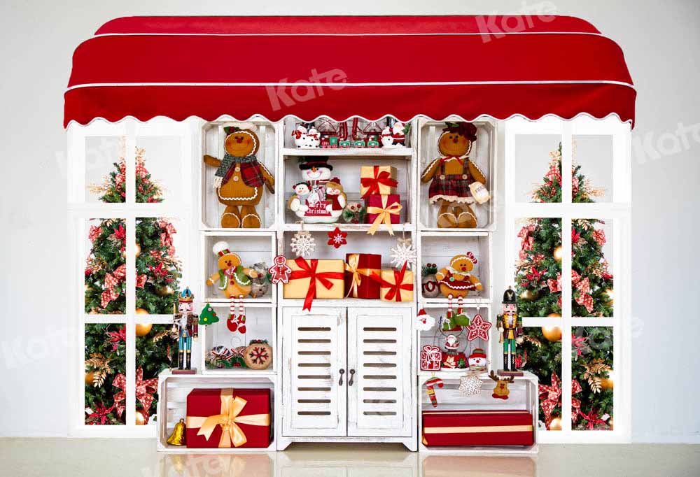 Kate Christmas Shop Backdrop Gift Shelf Designed by Emetselch