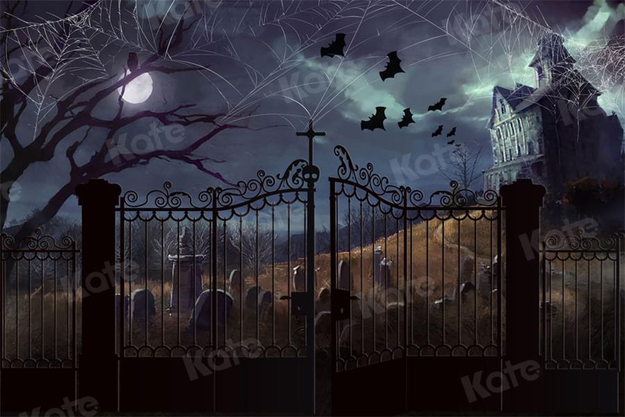Kate Halloween Castle Backdrop for Photography