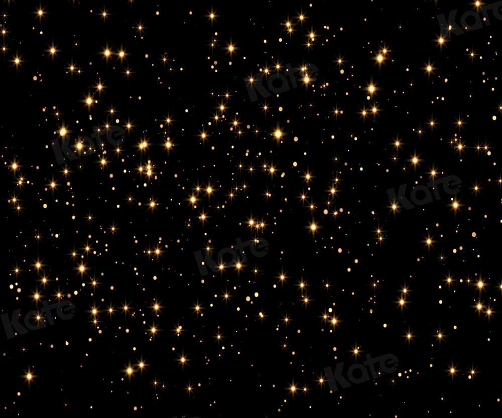 Kate Golden Starry Sky Backdrop Night for Photography Designed by Chain Photography