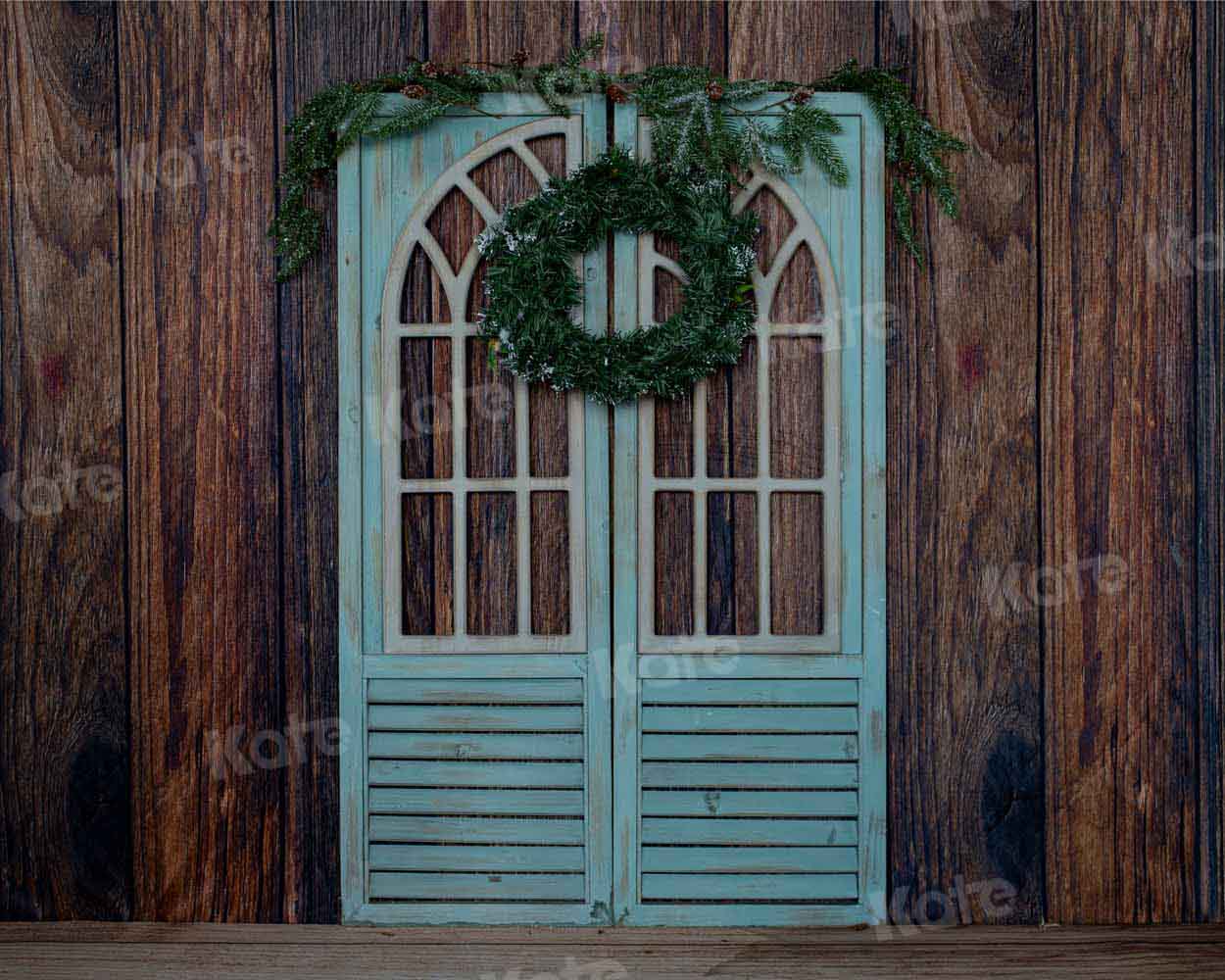 Kate Christmas Barn Door Backdrop Designed by Emetselch