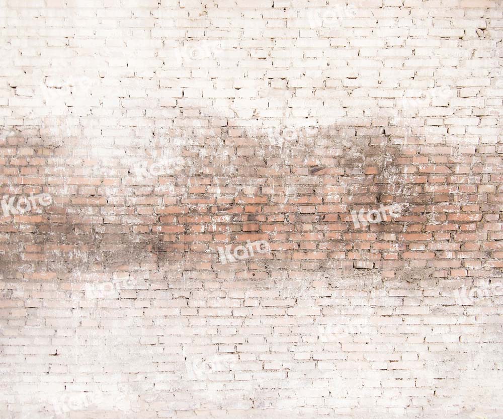 Kate Retro Brick Backdrop Old Wall Designed by Chain Photography