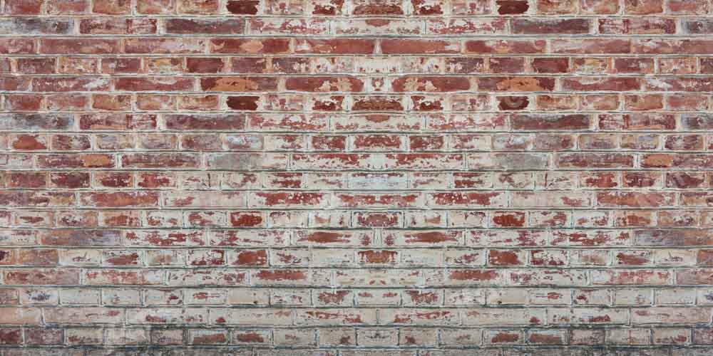 Kate Retro Brick Wall Backdrop Old Designed by Kate Image