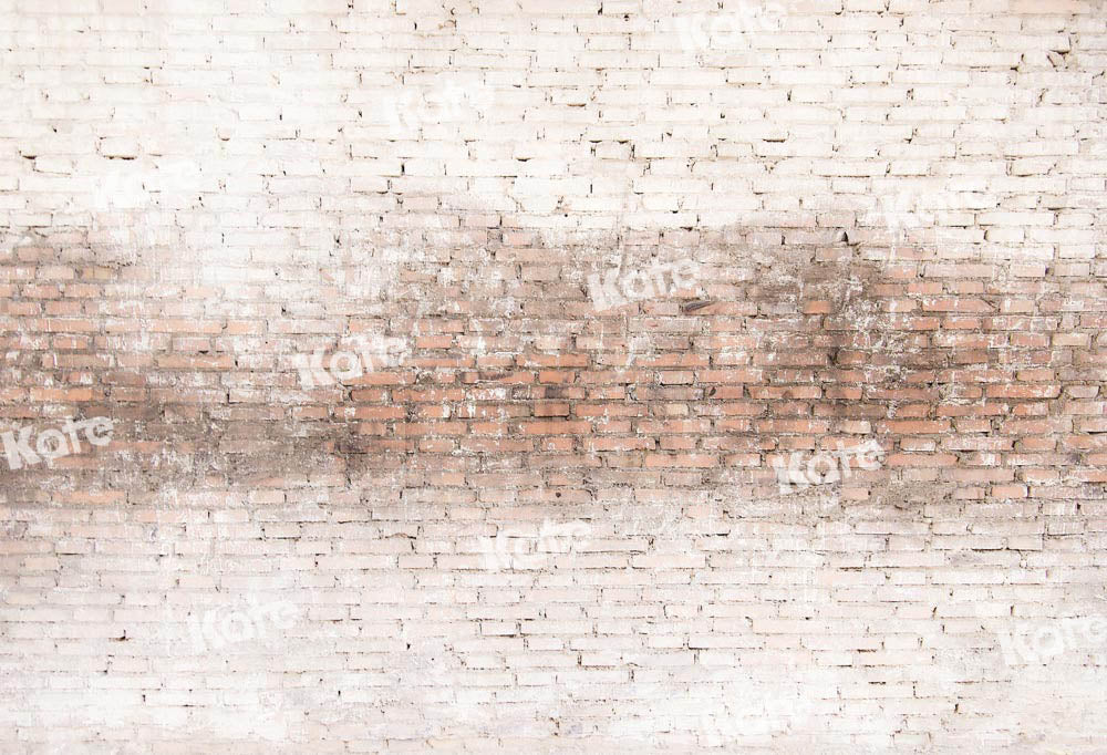 Kate Retro Brick Backdrop Old Wall Designed by Chain Photography
