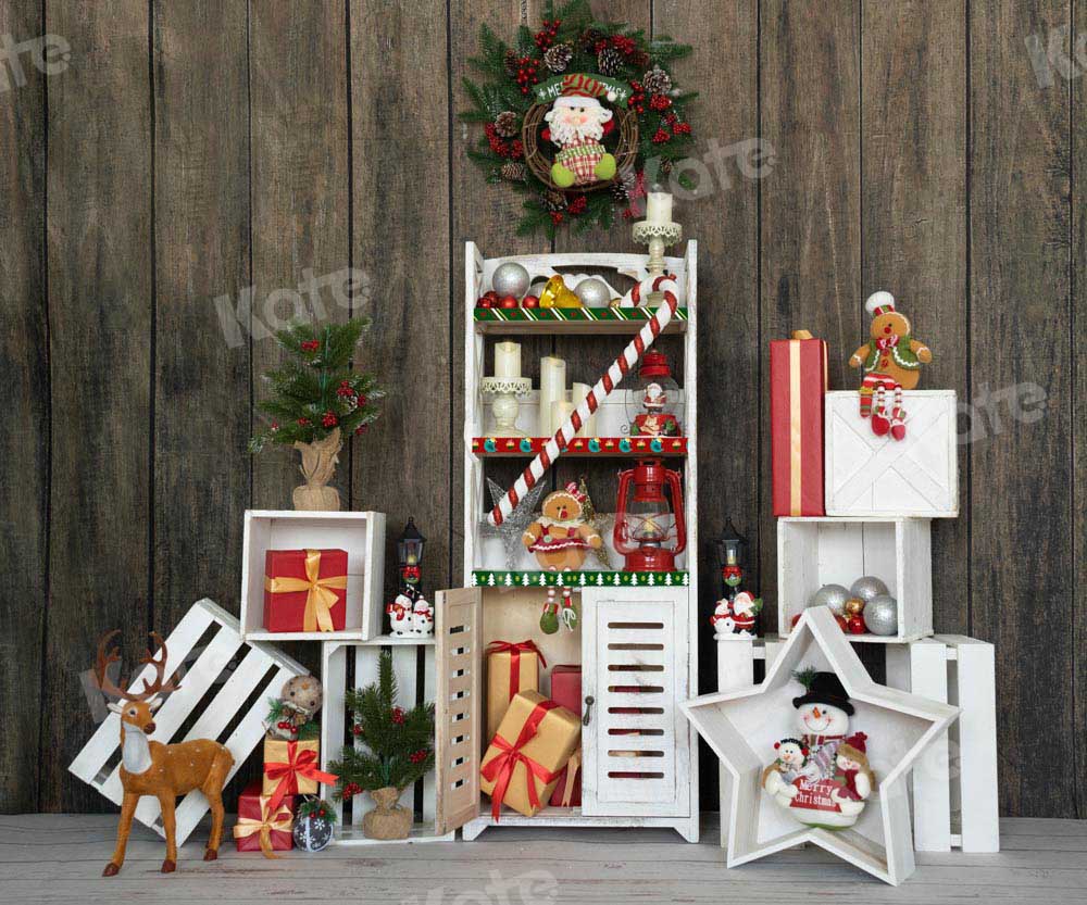 Kate Christmas Shelf Backdrop Toys Gifts Winter Designed by Emetselch