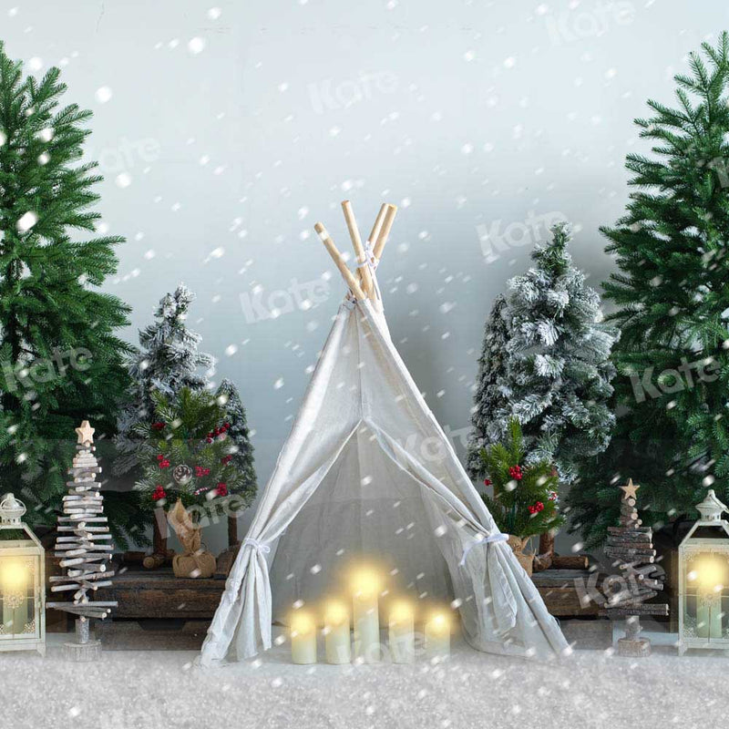 Kate Christmas Snow Tent Backdrop for Photography