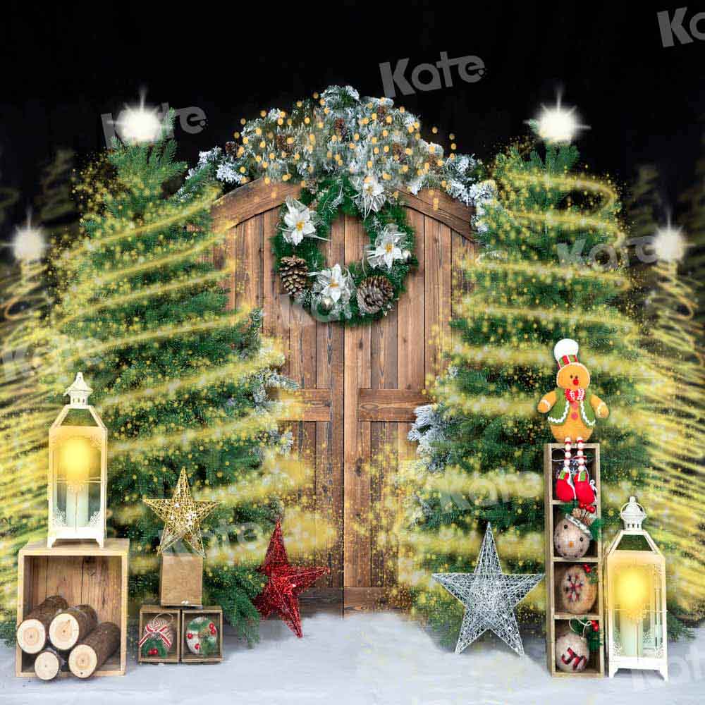 Kate Christmas Gorgeous Backdrop Barn Door Designed by Emetselch