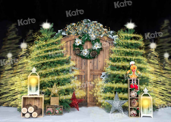 Kate Christmas Gorgeous Backdrop Barn Door for Photography