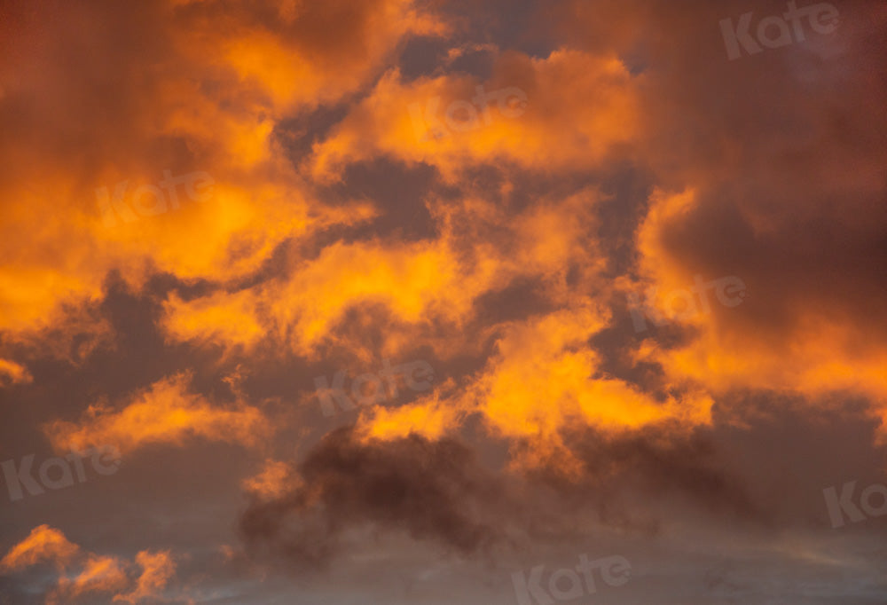 Kate Scenery Clouds Backdrop Sunset Glow Designed by Kate Image
