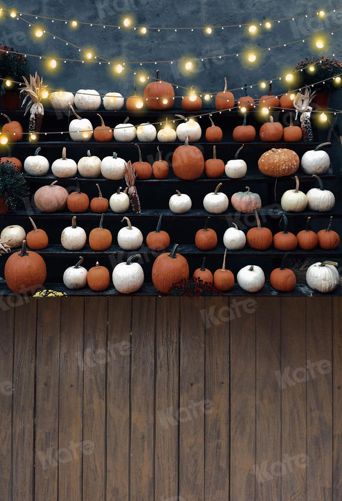 Rustic Autumn Pumpkin Festival Backdrop