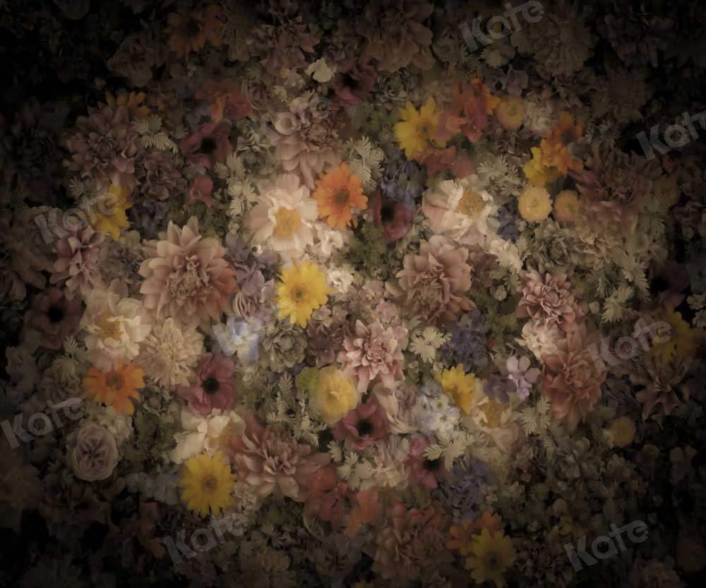 Kate Fine Art Backdrop Flowers Colorful Designed by Chain Photography