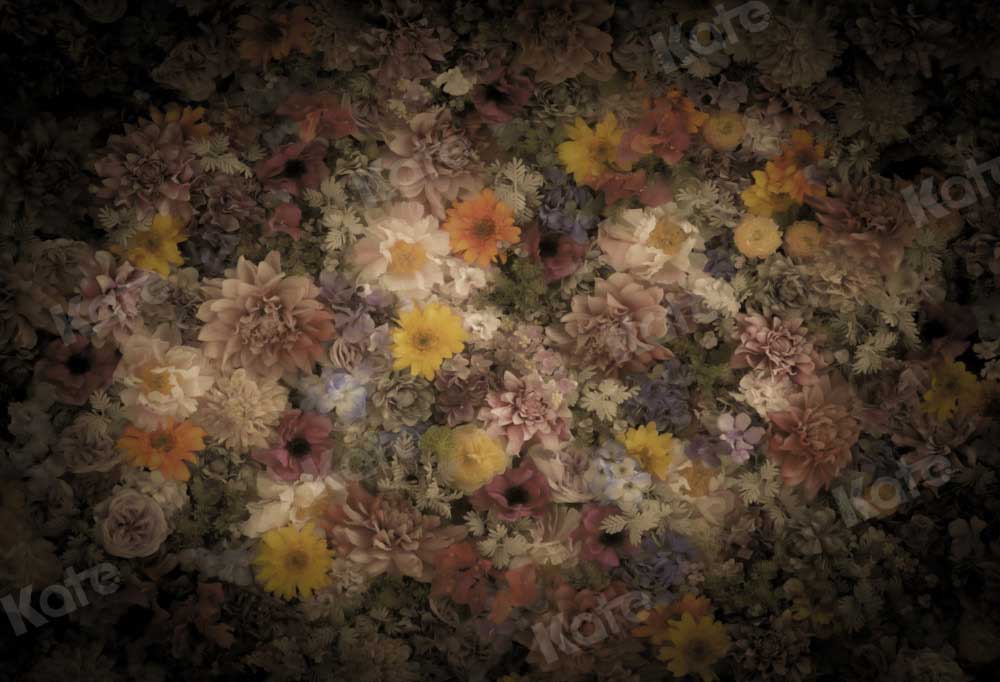 Kate Fine Art Backdrop Flowers Colorful Designed by Chain Photography