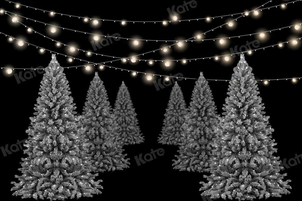 Kate Christmas Trees Backdrop Night Designed by Chain Photography