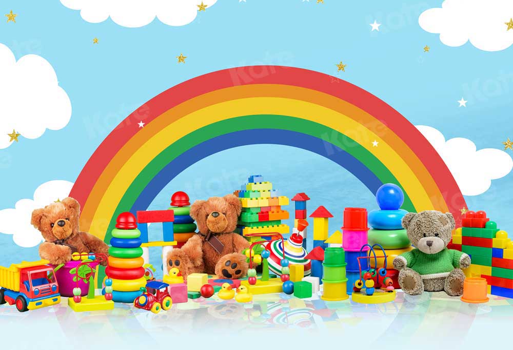 Kate Summer Rainbow Backdrop Toys for Photography