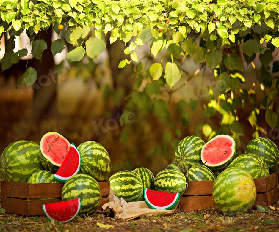 Kate Summer Forest Backdrop Watermelon for Photography
