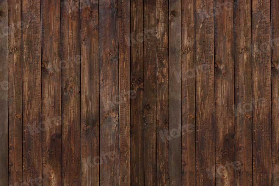 Kate Old Brown Retro Wood Floor Backdrop for Photography