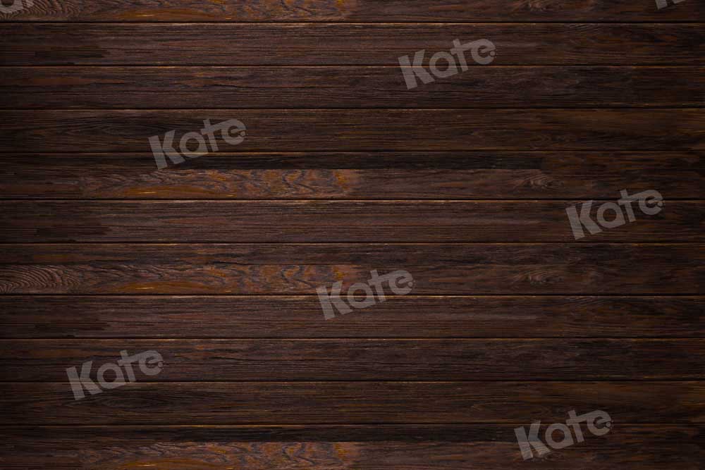 Kate Retro Wood Backdrop Dark Brown Designed by Kate Image